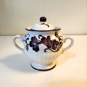 Porcelain Suger Dish  by ""Andrea by Sadek"    (Replacement Rare Find)